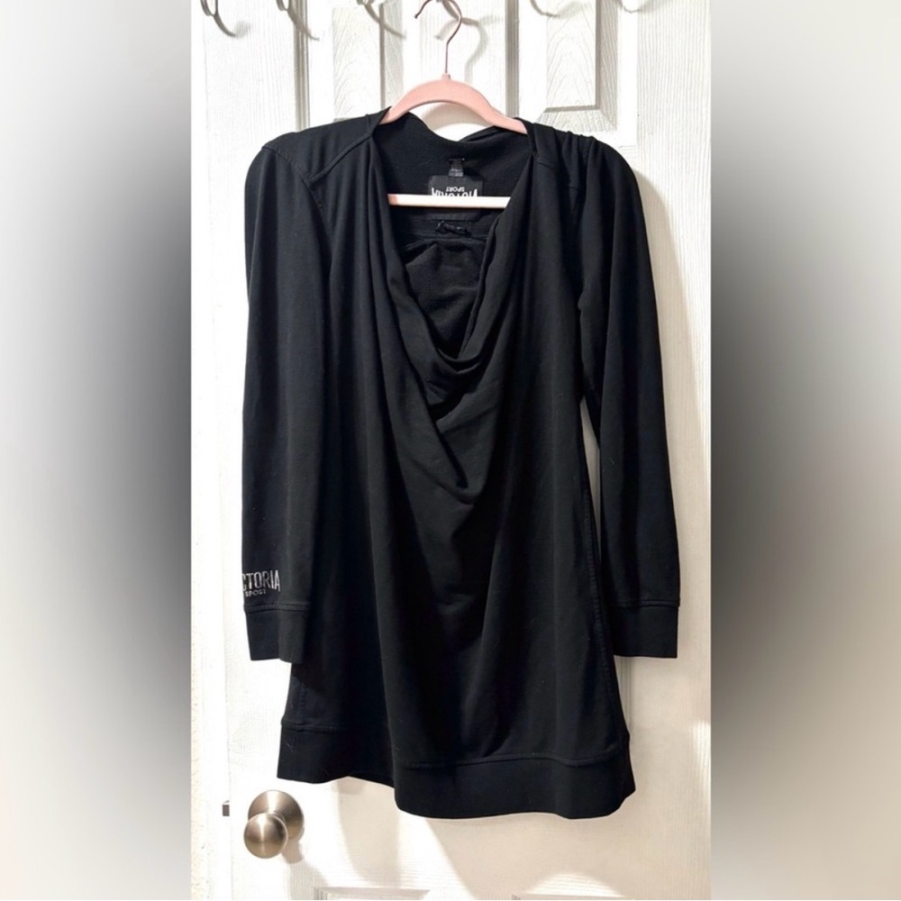 Victoria Sport Women’s S Black Long Sleeve Drape Hoodie